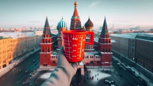 Le dimensioni contano anche in un isola - immagine piazza rossa di mosca in russia creata con IA