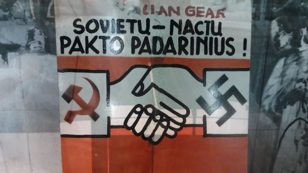 Museum of Occupations and Freedom Fights in Vilnius - AI edited photo from the museum
