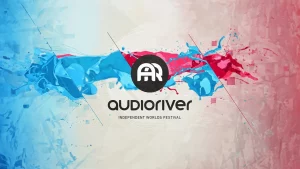 audioriver festival polonia - logo festival polacco ampliato con IA