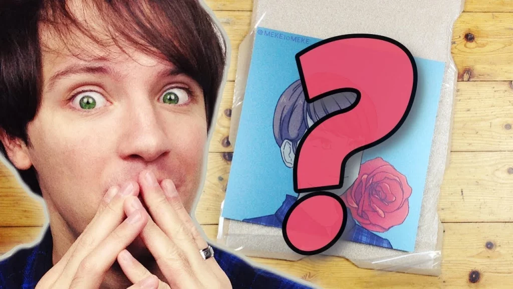 Come stampare icona canale youtube - Foto di Govinda con un grande punto interrogativo.