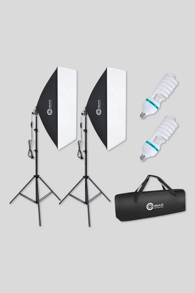 ombar softbox 5500k con borsa