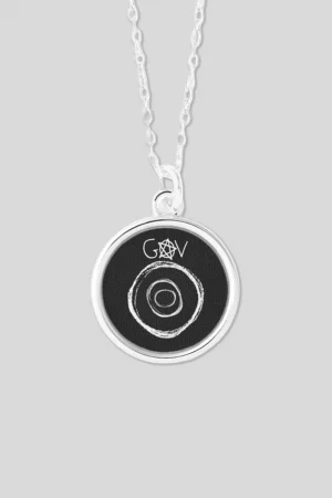 collana con ciondolo terzo occhio autografo gov esoterismo e anarchismo bigiotteria
