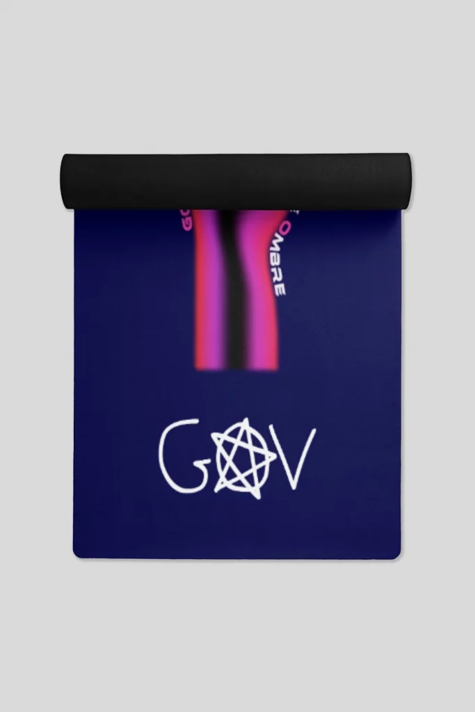 tappetino yoga swirl liquify rock gov per lo sport e l'allenamento