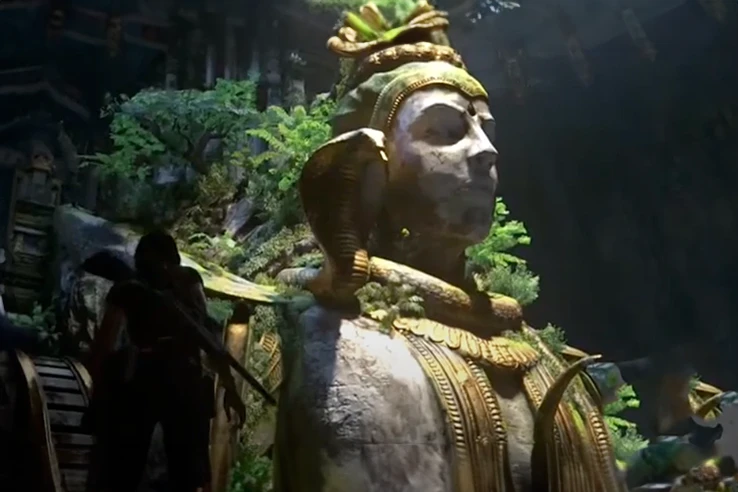Statua gigante di Vasuki.
