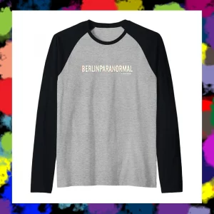 Maglietta con maniche raglan berlinparanormal merch di berlino