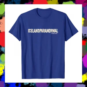 maglietta icelandparanormal blu reale