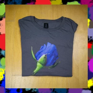 maglietta rosa blu vintage hippie moda alternativa