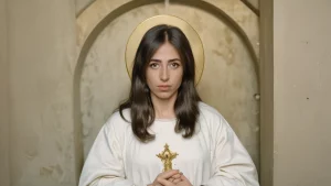 cecilia sala beatificata immagine creata con ia