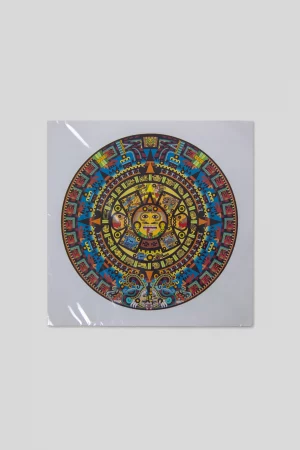 calendario azteco vintage stampa rara messicana
