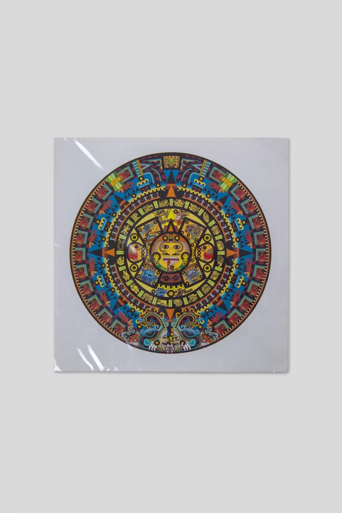 calendario azteco vintage stampa rara messicana