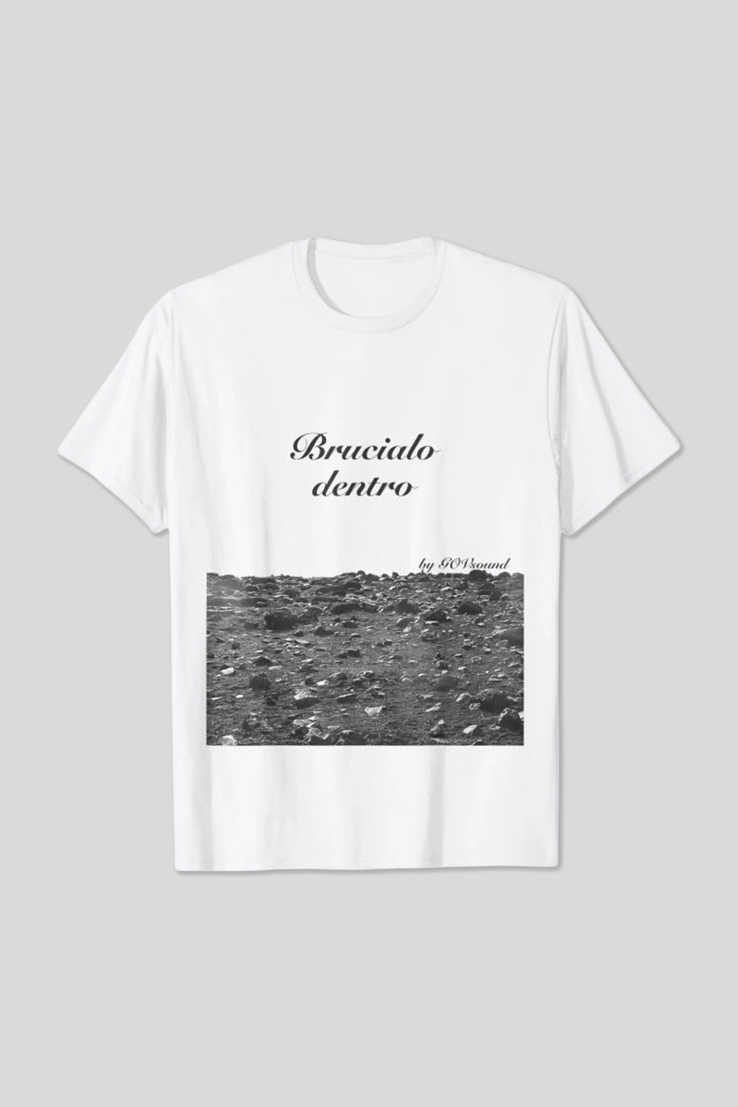 Brucialo Dentro by GOVsound Greyscale Moon-like Beach