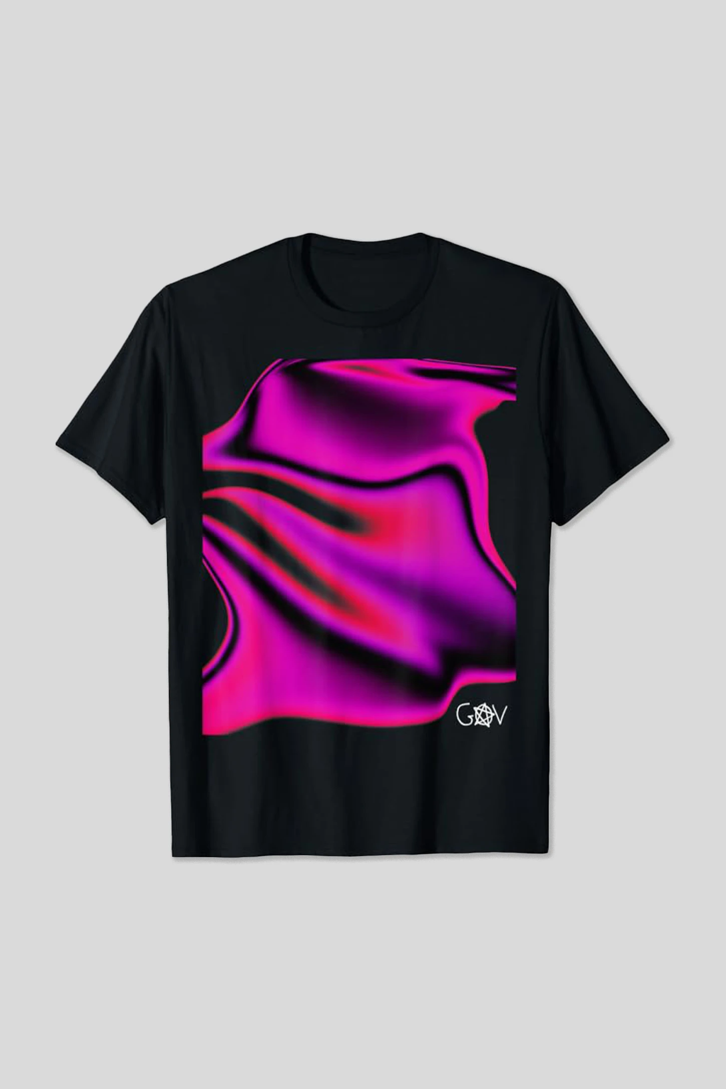 Retro Liquid Swirl Abstract